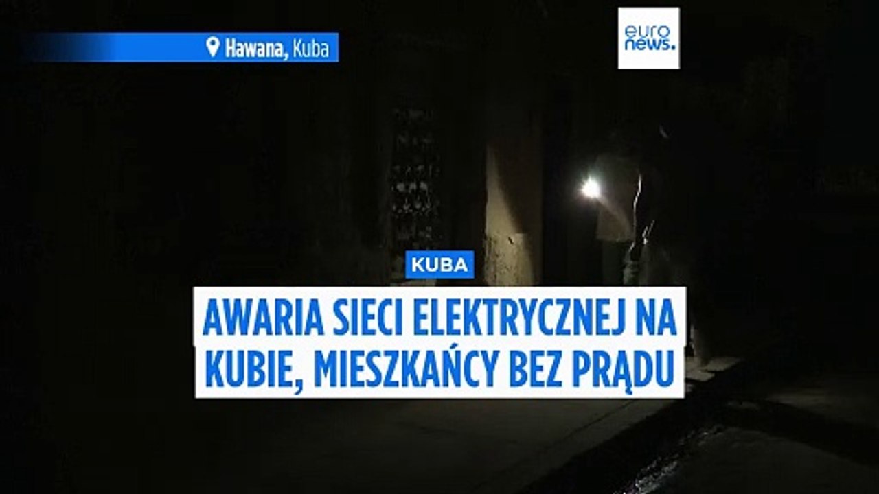 Awaria sieci elektrycznej na Kubie, mieszkańcy bez prądu