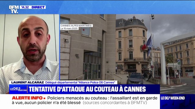 Attaque au couteau sur des policiers à Cannes: l'homme interpellé n'était pas dans un état normal et aurait crié Allah Akbar