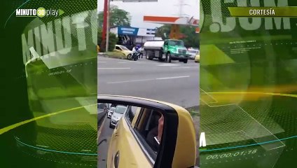 Cierre en la Autopista Norte por un motociclista muerto