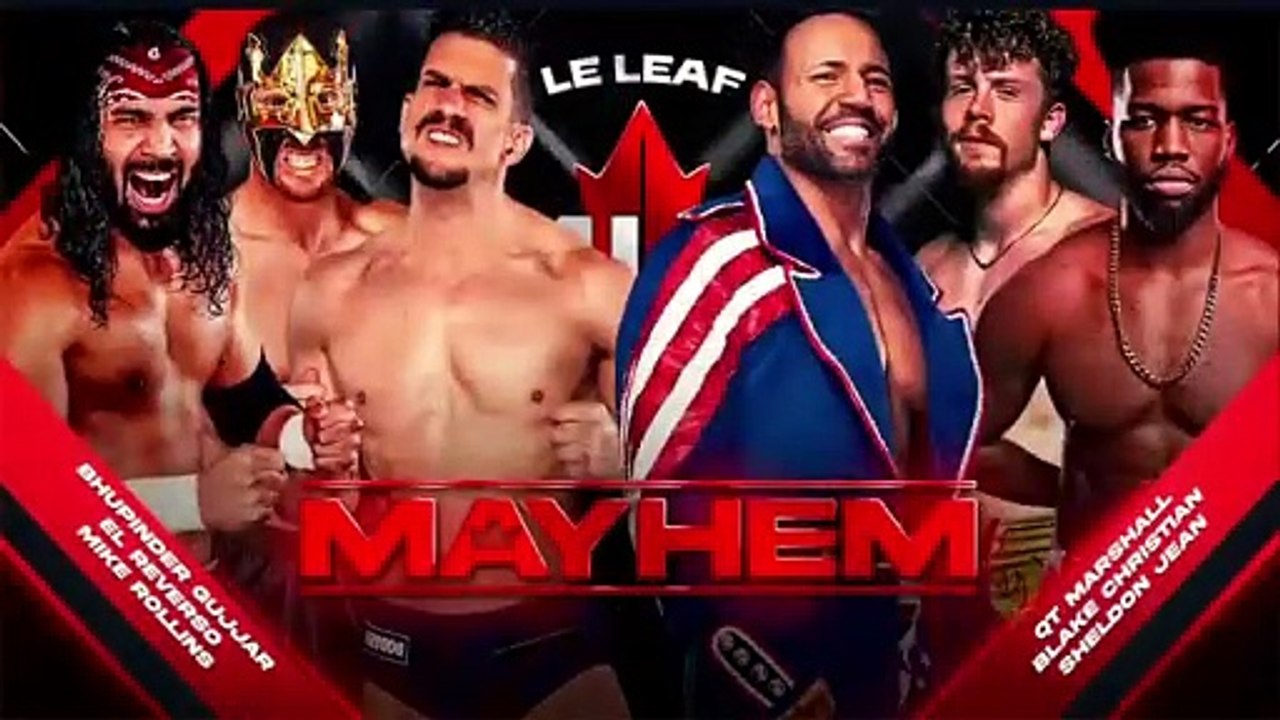 MAPLE LEAF PRO Wrestling -  Run down tomorrow n...