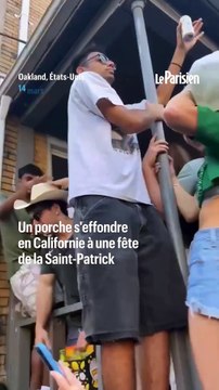 Un toit s'effondre lors d'une fête en Californie