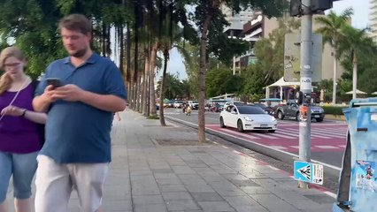 Pattaya beach road Thailand