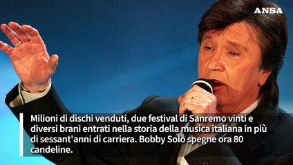 Bobby Solo, l'Elvis italiano compie 80 anni