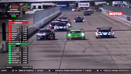 IMSA 2025 12H Sebring Race Picariello Verhagen Garcia Epic Battle GTD PRO