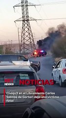 Un fatal accid3nte ocurrió en el Libramiento Carlos Salinas de Gortari, dejando como saldo una persona f@llecida. Autoridades acudieron al sitio para atender la emergencia y realizar las investigaciones correspondientes.