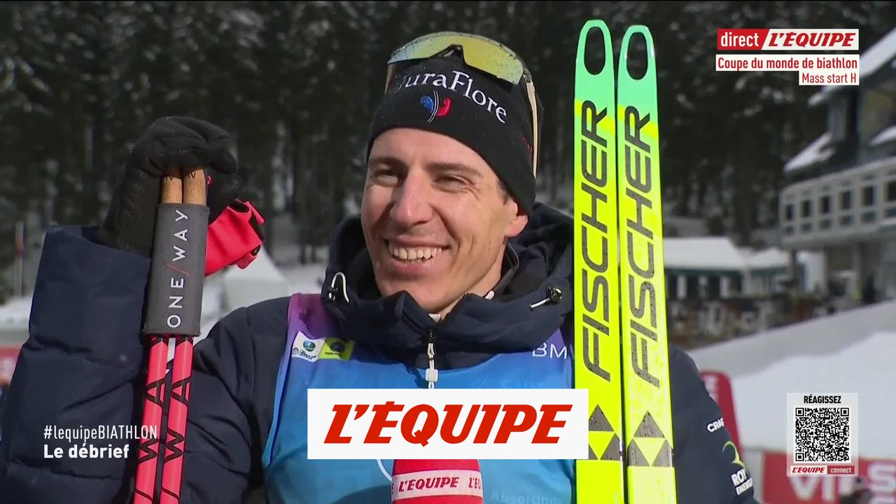 Fillon Maillet : «Perrot a été le plus fort dans le dernier tour» - Biathlon - Coupe du monde (H)