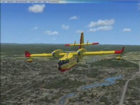 avion video de vol fsx