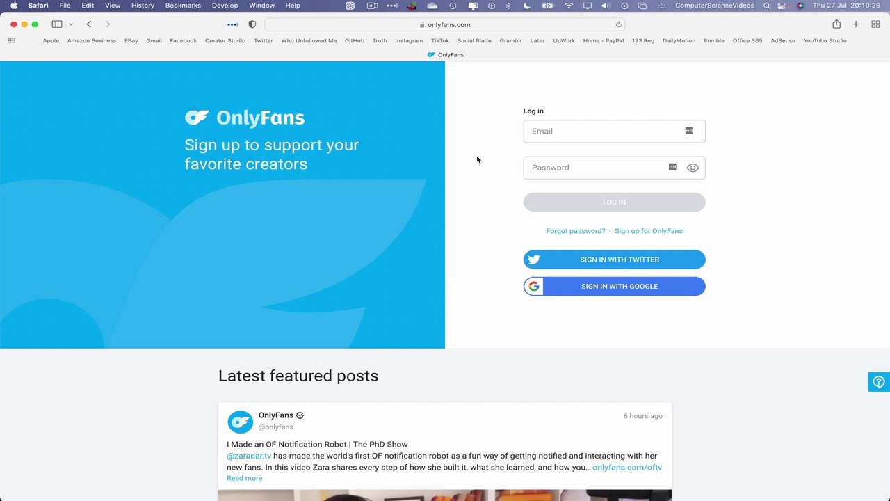 How to START with ONLY FANS On a Mac / Desktop Computer - An Introduction (Tutorial 1) | New