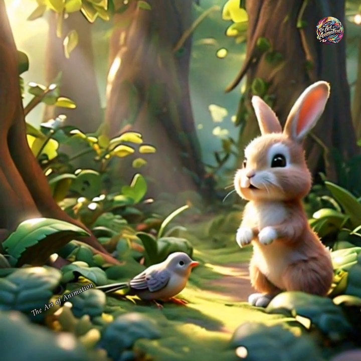 The Kind Rabbit and the Injured Bird | kids story| kids cartoon | kids cartoon videos | animation video
