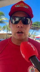 Soldado dos Bombeiros explica importância do projeto "Passando o Rodo nas Praias"; assista
