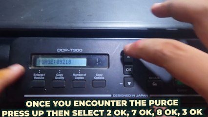 HOW TO FIX MACHINE ERROR46 BROTHER PRINTER DCP - T300, T500, T700 PRINTER | INK BOX IS FULL / RESET