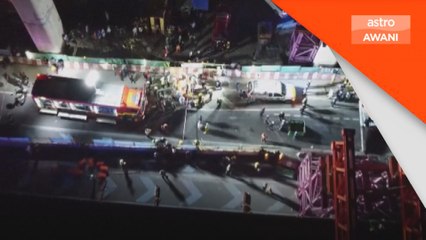 Lima maut, 24 cedera jalan bertingkat dalam pembinaan runtuh