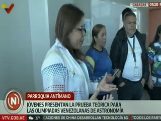 Caracas | Mincyt realizó preselección de jóvenes para las olimpiadas venezolanas de astronomía