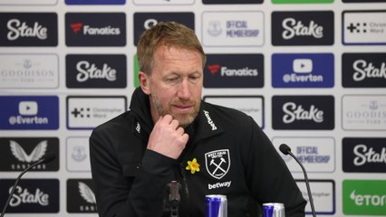 Graham Potter on West Ham's draw at Everton