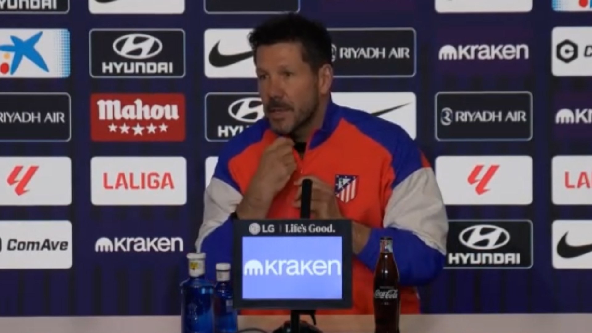 Simeone: "Siento rabia, injusticia y entiendo a nuestra gente"