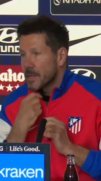 Simeone habla de rabia e injusticia tras el Euroderbi