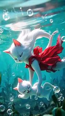 Kids Moral Story Cat and Giant Kids cartoon Shorts Mom Love