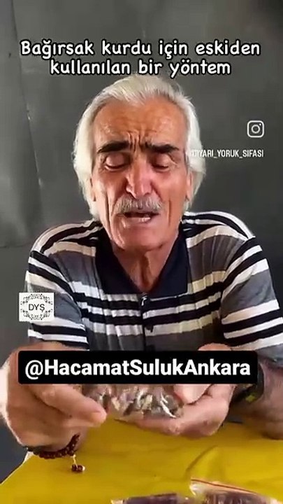 Bağırsak kurduna geleneksel Çıra tedavisi!