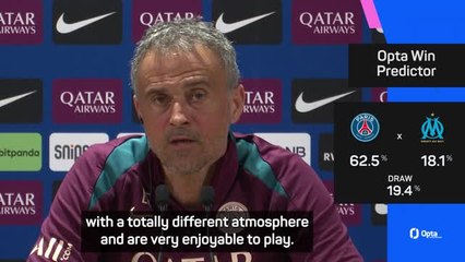 Enrique can't imagine Ligue 1 without PSG and Marseille