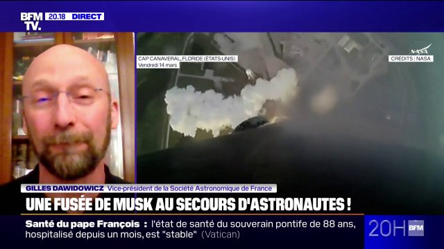Astronautes coincés dans l'espace: Ils n'ont jamais été en danger , assure Gilles Davidowicz (Société astronomique de France)