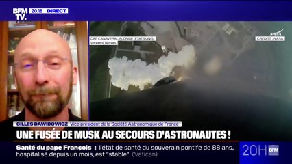 Astronautes coincés dans l'espace: "Ils n'ont jamais été en danger", assure Gilles Davidowicz (Société astronomique de France)