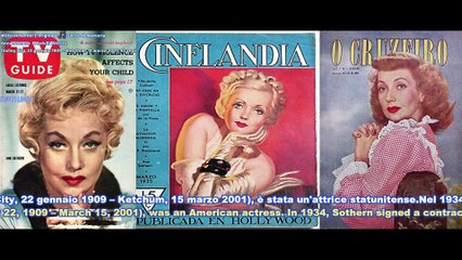 Anna Sothern - Modella Attrice (Valley City, 22 gennaio 1909 – Ketchum, 15 marzo 2001) 92 anni