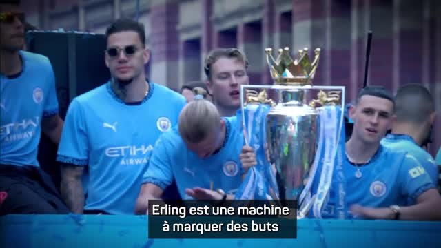 Man. City - Erling Haaland, les buts dans le 100