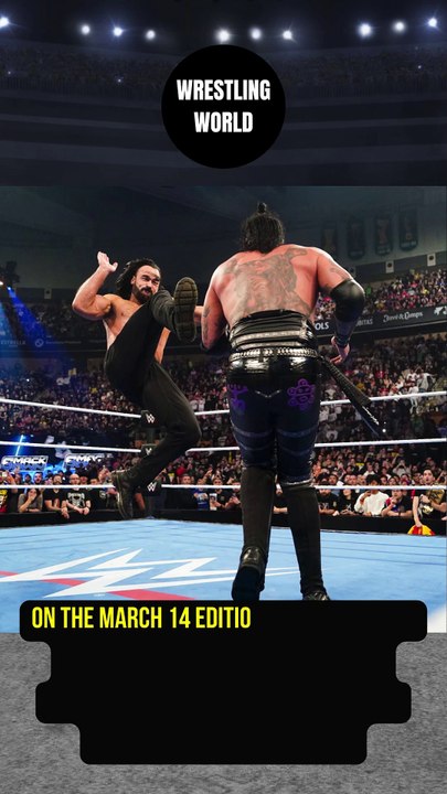 Drew McIntyre struck Damian Priest with the steel steps & a claymore on WWE SmackDown.