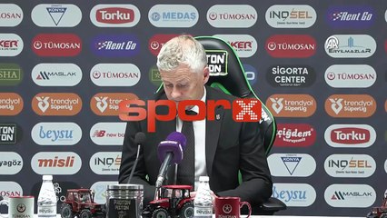 Solskjaer: "Kazanmayı hak etmedik"