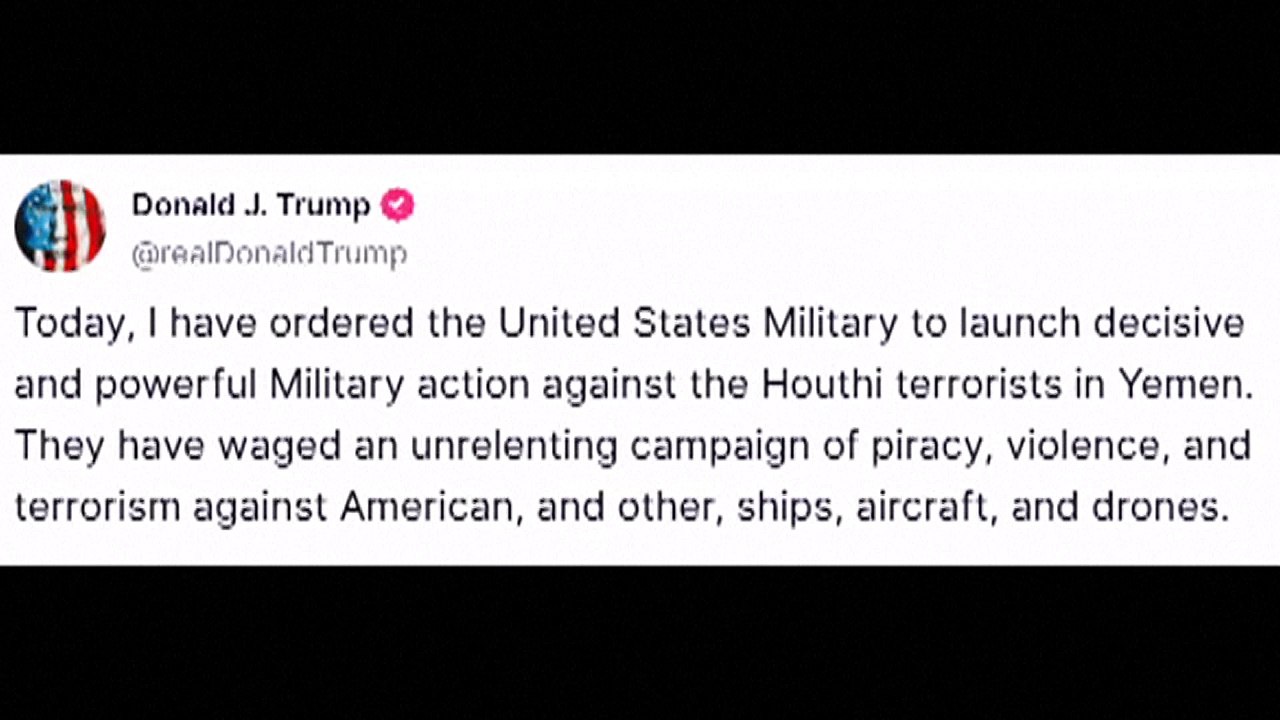 Huthis afirmam que nove civis morreram em bombardeios dos EUA no Iêmen