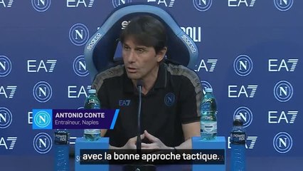 Naples - Conte : "Venise ? C'est comme une finale de Coupe du monde"