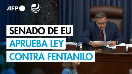 Senado de EU evita parálisis del gobierno federal y aprueba ley contra fentanilo