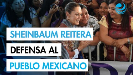 ¡Sin miedo a Trump! Sheinbaum reitera defensa de la soberanía: “pueblo y gobierno somos uno solo”