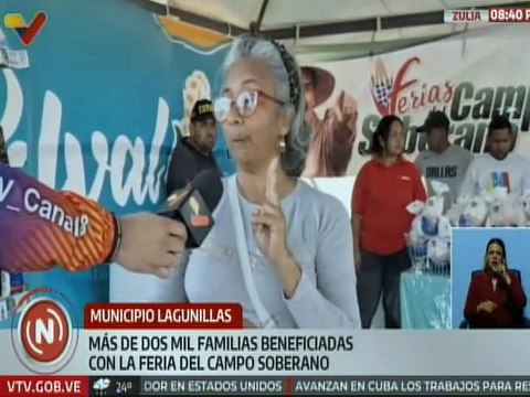 Zulia | Más de 2 mil familias del mcpio. Lagunillas atendidas con la Feria del Campo Soberano