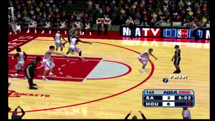 NBA 2K6 Rockets vs Spurs