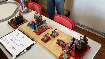 A model steam engine (Will Goddard, Crediton Courier)