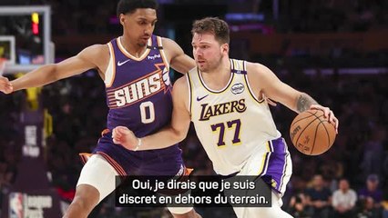 Lakers - Doncic : "Je suis totalement différent sur le terrain"