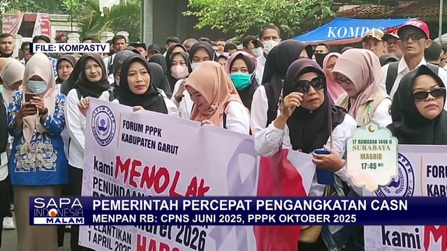 Percepat Pengangkatan Calon ASN, Menpan RB: CPNS Juni 2025, PPPK Oktober 2025