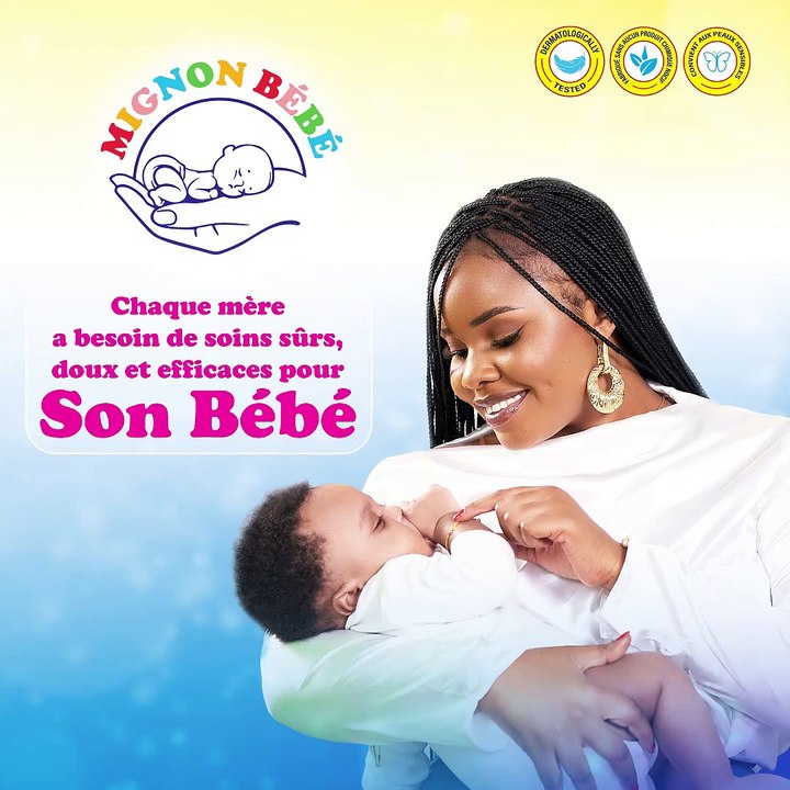 Mignon bebe Gentle, natural care with Paradis Cosmetics. 💕