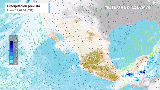 Nuevo frente frío 36 y su masa de aire frío llegan al Noroeste de México este lunes