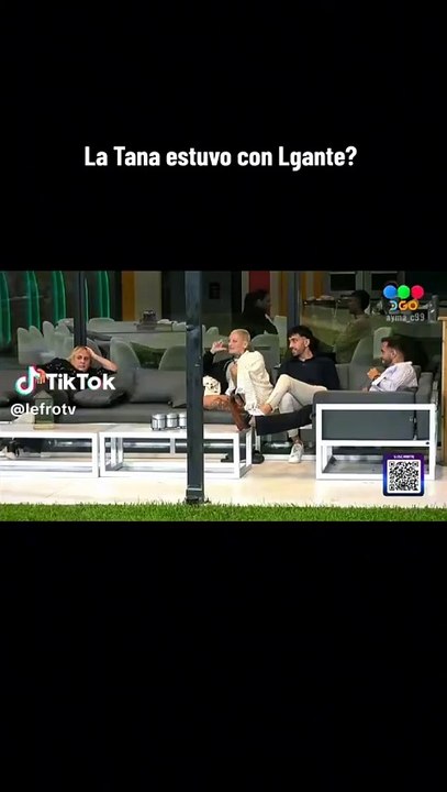 La Tana sorprendió a sus compañeros y confesó que mantuvo relaciones con L-Gante. Mirala.