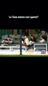 La Tana sorprendió a sus compañeros y confesó que mantuvo relaciones con L-Gante. Mirala.