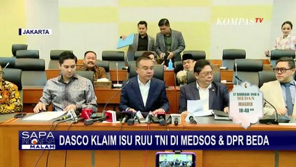 Penjelasan Dasco Klaim Isu Revisi UU TNI di Media Sosial & DPR Berbeda
