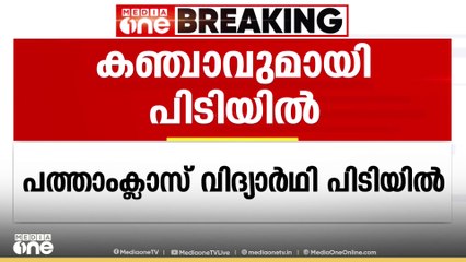 പത്താം ക്ലാസ് വിദ്യാർഥി കഞ്ചാവുമായി പിടിയിൽ