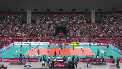 Japan vs Argentina volleyball match highlights