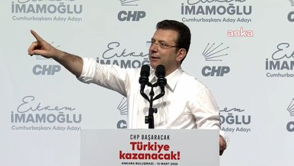 İmamoğlu Ankara'da konuştu: 'Vakti doldu, 'Ekrem' ağrıları başladı'