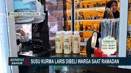 Susu Kurma Laris Dibeli Warga Pangkalpinang  saat Ramadan