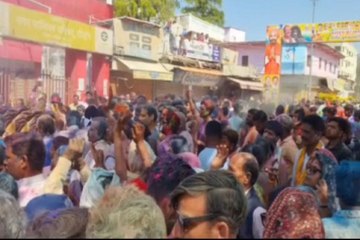 महादेव की होली में लोगो ने जमकर उड़ाए रंग और गुलाल