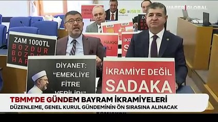 TBMM'de gündem emeklilerin bayram ikramiyeleri
