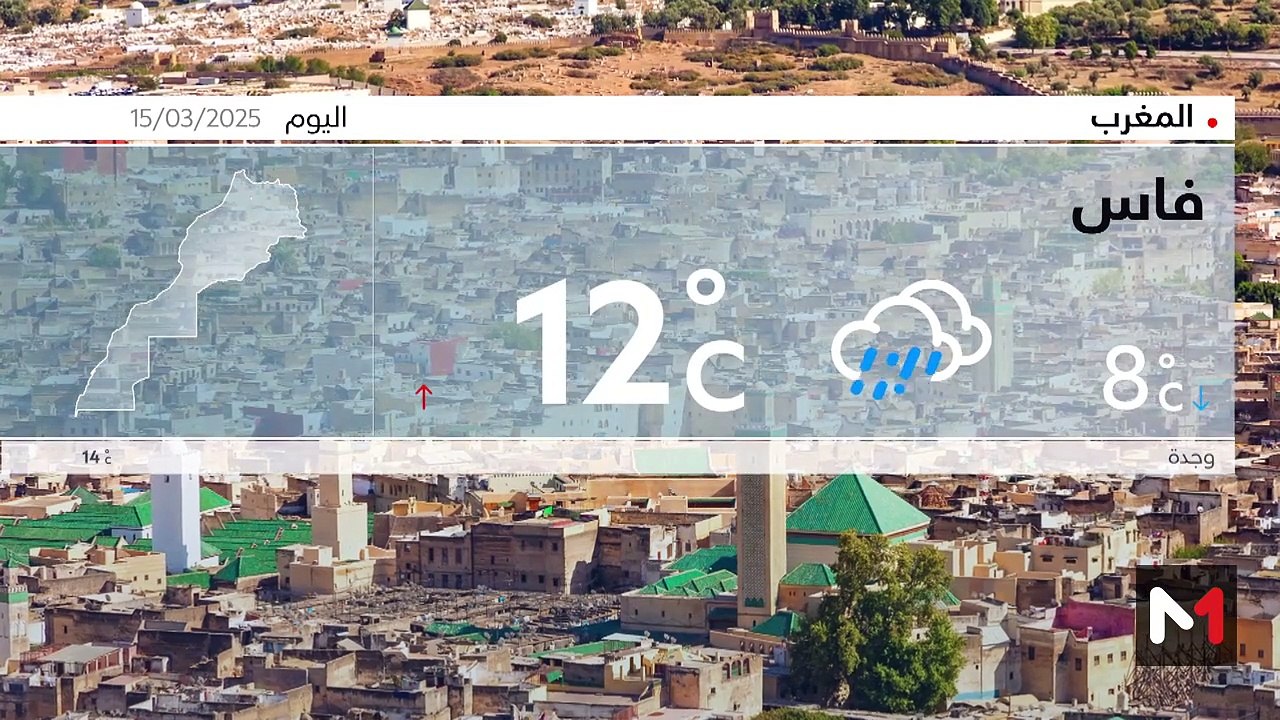 النشرة الجوية - 15/03/2025